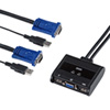 SW-KVM2UUN パソコン自動切替器(2:1) SW-KVM2UUN / パソコン自動切替器(2:1)