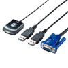 SW-KVM2UUSN2 パソコン切替器(エミュレーション非搭載・手元スイッチ付き) SW-KVM2UUSN2 / パソコン切替器(エミュレーション非搭載・手元スイッチ付き)