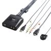 SW-KVM2WHUUS / 4K対応HDMIパソコン切替器（エミュレーション非搭載・手元スイッチ付き）