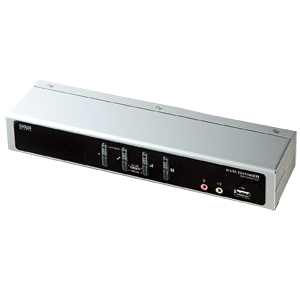 SW-KVM4HDC / デュアルリンクDVI対応パソコン自動切替器(4:1)