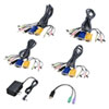 SW-KVM4HVCN USB・PS/2コンソール両対応パソコン自動切替器(4:1) SW-KVM4HVCN / USB・PS/2コンソール両対応パソコン自動切替器(4:1)