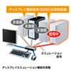 SW-KVM4HVCN / USB・PS/2コンソール両対応パソコン自動切替器（4：1）