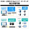 SW-KVM4U3HD 4K対応HDMIパソコン自動切替器(4:1) SW-KVM4U3HD / 4K対応HDMIパソコン自動切替器(4:1)