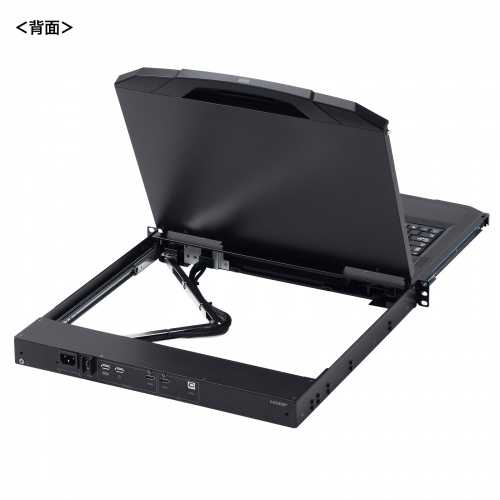 SW-KVMHDDR / USB/HDMI対応 スライドLCDコンソールドロワー