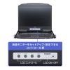 SW-KVMHDDR USB/HDMI対応 スライドLCDコンソールドロワー SW-KVMHDDR / USB/HDMI対応 スライドLCDコンソールドロワー