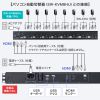 SW-KVMHDDR / USB/HDMI対応 スライドLCDコンソールドロワー