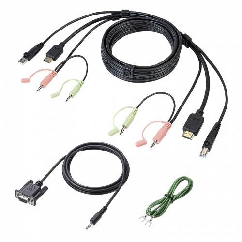 SW-KVMHDDR / USB/HDMI対応 スライドLCDコンソールドロワー