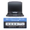 SW-KVMVDR USB/VGA対応 スライドLCDコンソールドロワー SW-KVMVDR / USB/VGA対応 スライドLCDコンソールドロワー