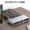 SW-UHD22 HDMI切替器(2入力2出力・マトリックス切替機能付き) SW-UHD22 / HDMI切替器(2入力2出力・マトリックス切替機能付き)