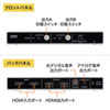 SW-UHD22 / HDMI切替器（2入力2出力・マトリックス切替機能付き）
