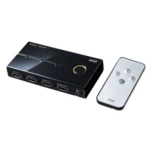 SW-UHD31R / リモコン付き4K2K対応HDMI切替器(3:1)