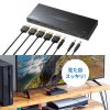 SW-UHD41RSL / 4入力1出力HDMI切替器（4K対応/シームレス切替/リモコン付き）