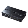 SW-US22HMG 磁石付きUSB2.0手動切替器(ハブ付き・2回路) SW-US22HMG / 磁石付きUSB2.0手動切替器(ハブ付き・2回路)