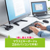 SW-US22HMG 磁石付きUSB2.0手動切替器(ハブ付き・2回路) SW-US22HMG / 磁石付きUSB2.0手動切替器(ハブ付き・2回路)