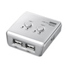 SW-US22HN USB2.0ハブ付き手動切替器(2回路) SW-US22HN / USB2.0ハブ付き手動切替器(2回路)