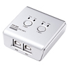 SW-US22H USB2.0ハブ付手動切替器 SW-US22H / USB2.0ハブ付手動切替器