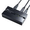 SW-US22MG 磁石付きUSB2.0手動切替器(2回路) SW-US22MG / 磁石付きUSB2.0手動切替器(2回路)