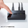 SW-US22MG 磁石付きUSB2.0手動切替器(2回路) SW-US22MG / 磁石付きUSB2.0手動切替器(2回路)