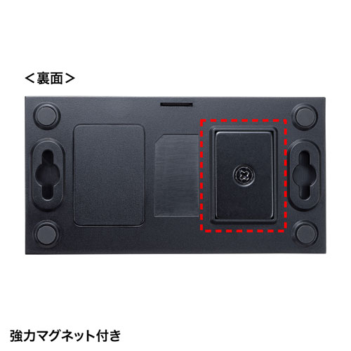 SW-US22MG / 磁石付きUSB2.0手動切替器（2回路）