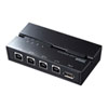 SW-US24MG 磁石付きUSB2.0手動切替器(4回路) SW-US24MG / 磁石付きUSB2.0手動切替器(4回路)