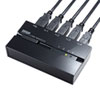 SW-US24MG 磁石付きUSB2.0手動切替器(4回路) SW-US24MG / 磁石付きUSB2.0手動切替器(4回路)