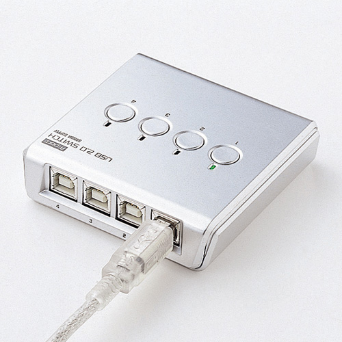 SW-US24N / USB2.0手動切替器（4回路）