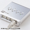 SW-US24N USB2.0手動切替器(4回路) SW-US24N / USB2.0手動切替器(4回路)