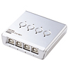 SW-US24 USB2.0手動切替器(4:1) SW-US24 / USB2.0手動切替器(4:1)