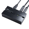 SW-US32MG 磁石付きUSB3.2手動切替器(2回路) SW-US32MG / 磁石付きUSB3.2手動切替器(2回路)