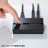 SW-US32MG 磁石付きUSB3.2手動切替器(2回路) SW-US32MG / 磁石付きUSB3.2手動切替器(2回路)