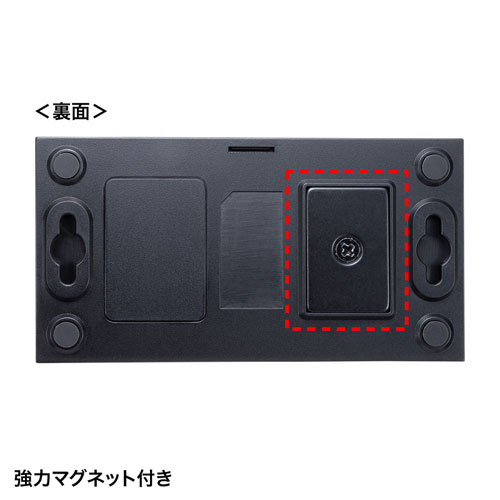 SW-US32MG / 磁石付きUSB3.2手動切替器（2回路）