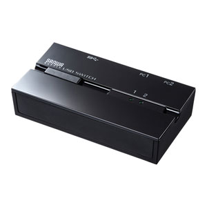 SW-US32MG / 磁石付きUSB3.2手動切替器(2回路)