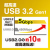 SW-US32MG / 磁石付きUSB3.2手動切替器（2回路）