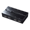 SW-US44HMG 磁石付きUSB2.0手動切替器(ハブ付き・4回路) SW-US44HMG / 磁石付きUSB2.0手動切替器(ハブ付き・4回路)