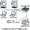 SW-USB41SV / USB切替器(シルバー)