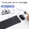 SW-USS24 / USB 5Gbps切替器（2入力・4出力・手元スイッチ付き）