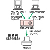 SWH-T21CL / デスク取り付け切替器(プリンタ用2:1もしくは1:2まで)