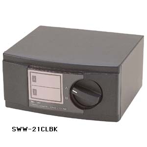 SWW-21CLBK / プリンタ切替器(ブラック)
