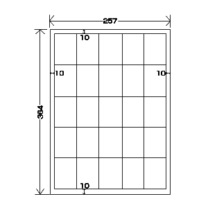 TA-402B / レーザープリンタタック(B4 25面付 100シート)