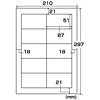 TA-LP10 / マルチラベル（10面付・20シート）