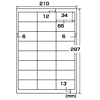TA-LP24 マルチラベル(24面付・20シート) TA-LP24 / マルチラベル(24面付・20シート)