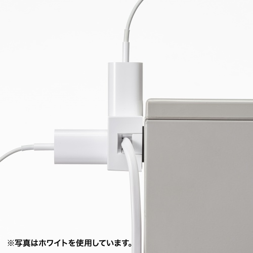 TAP-2210-1BK / 電源タップ 2P 10個口　強力ネオジムマグネット　シャッター付