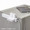 TAP-2210-5BK 電源タップ 2P 10個口 強力ネオジムマグネット シャッター付 TAP-2210-5BK / 電源タップ 2P 10個口 強力ネオジムマグネット シャッター付