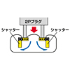 TAP-2301N-1 / シャッタータップ(1m)