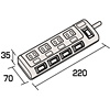 TAP-244SV 省エネタップ(シルバー) TAP-244SV / 省エネタップ(シルバー)