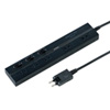 TAP-2531EBK セイフティータップ(ACアダプタ対応・2P・5個口・2m・ブラック) TAP-2531EBK / セイフティータップ(ACアダプタ対応・2P・5個口・2m・ブラック)