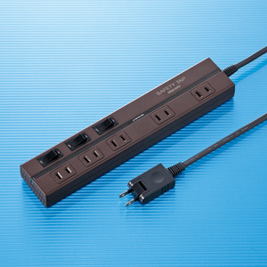 TAP-2531EBR / セイフティータップ（ブラウン）