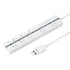 TAP-2531EW セイフティータップ(ACアダプタ対応・2P・5個口・2m・ホワイト) TAP-2531EW / セイフティータップ(ACアダプタ対応・2P・5個口・2m・ホワイト)