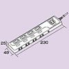 TAP-2541E 省エネタップ(5個口・2m) TAP-2541E / 省エネタップ(5個口・2m)