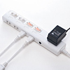 TAP-2541E 省エネタップ(5個口・2m) TAP-2541E / 省エネタップ(5個口・2m)